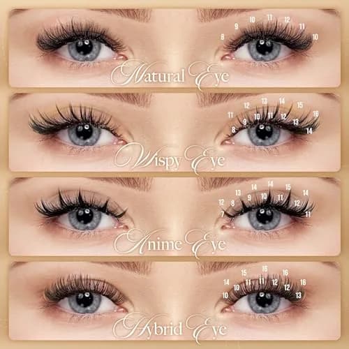 LASHVIEW 0.20 D Curl 12mm Silk Individual False Eyelashes | Natural Look thumbnail 6