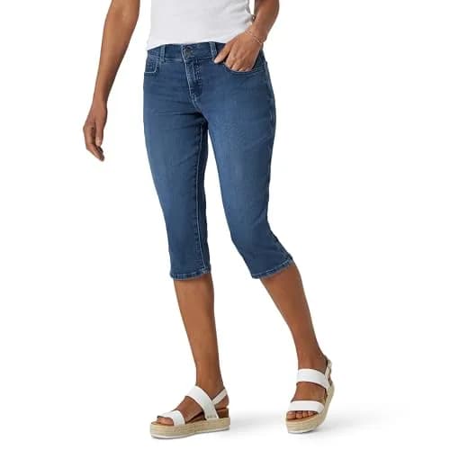 Riders Women Ultra Soft Denim Capri Sedona 6 | Casual Comfort & Style (70-120 chars) thumbnail 1