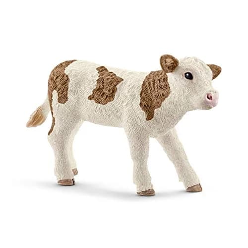 Schleich Simmental Calf Toy Figurine 5 cm (2 in) | Realistic Animal Toy for Kids Ages 3+ - main product image