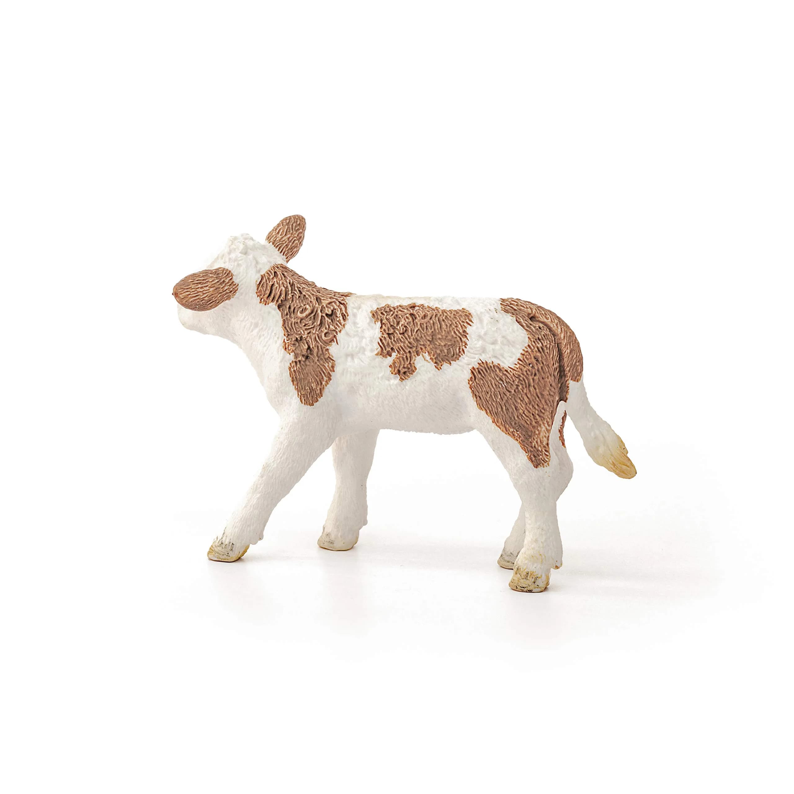 Schleich Simmental Calf Toy Figurine 5 cm (2 in) | Realistic Animal Toy for Kids Ages 3+ thumbnail 4