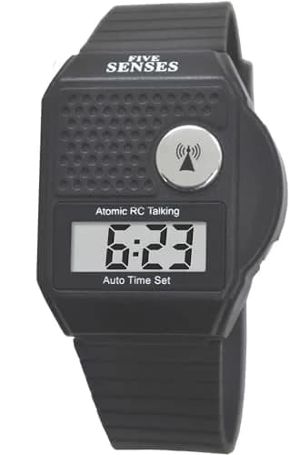 FIVE SENSES Atomic Talking Watch for Seniors & Visually Impaired | Self-Setting, Loud Voice, Easy to Use thumbnail 1