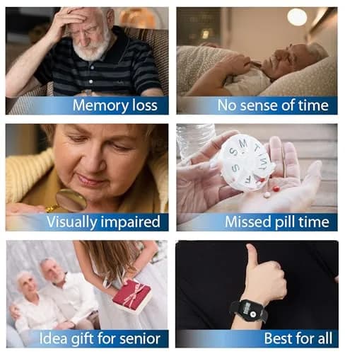 FIVE SENSES Atomic Talking Watch for Seniors & Visually Impaired | Self-Setting, Loud Voice, Easy to Use thumbnail 8