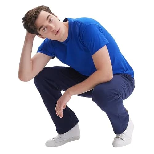 Hanes Essentials Sweatpants Men’s Cotton Jersey Pants with Pockets 33” Navy Large thumbnail 6