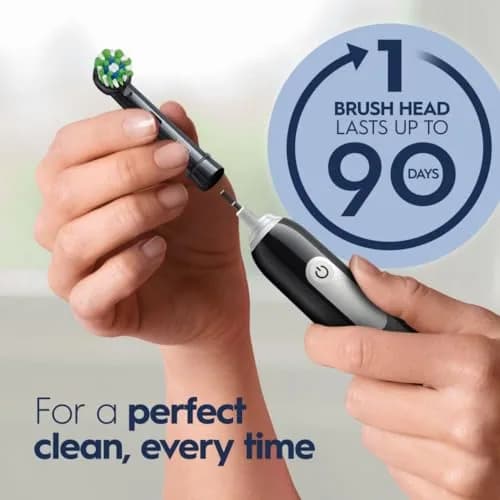 Oral-B Pro 1000 Rechargeable Electric Toothbrush Black 1 Count (Pack of 1) | Dentist-Recommended Cleaning thumbnail 5