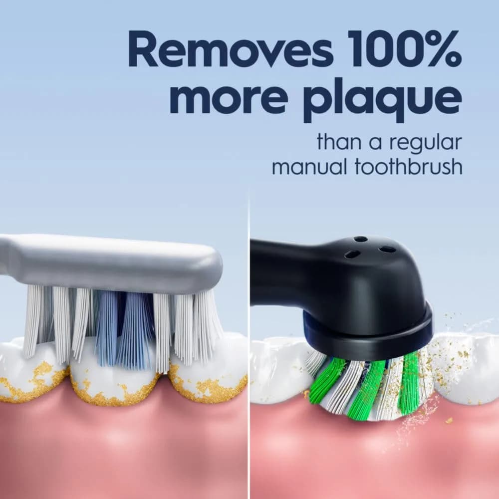 Oral-B Pro 1000 Rechargeable Electric Toothbrush Black 1 Count (Pack of 1) | Dentist-Recommended Cleaning - view 3