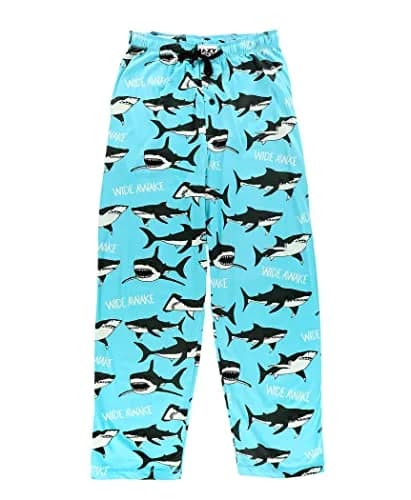 Lazy One Novelty Men's Pajama Pants, Shark, S | Soft Cotton Lounge Pants for Men thumbnail 4