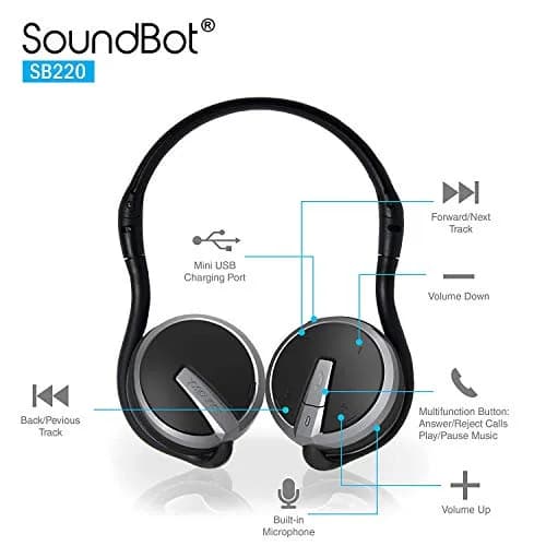 Soundbot SB221 Neckband Bluetooth Headphones | 20-Hour Music, 25-Hour Call Time, Sweat Resistant thumbnail 5