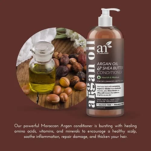 Artnaturals Argan Oil Conditioner 16 fl oz | Restores Shine & Moisture for All Hair Types thumbnail 4