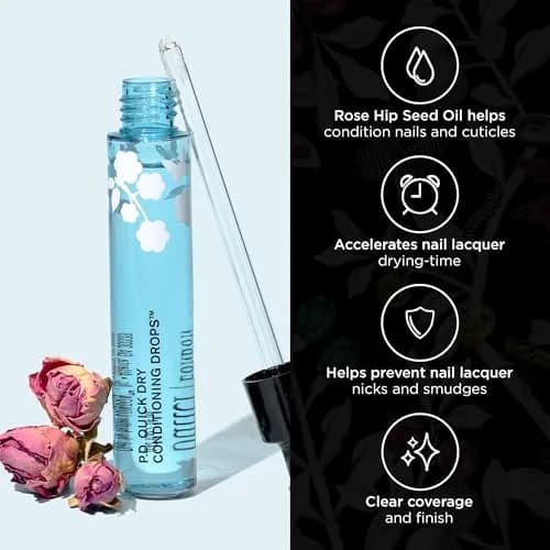 butter LONDON P.D. Quick Dry Conditioning Drops Cuticle Oil 0.33 Fl Oz | Hydrates & Conditions Cuticles & Nail Beds thumbnail 3