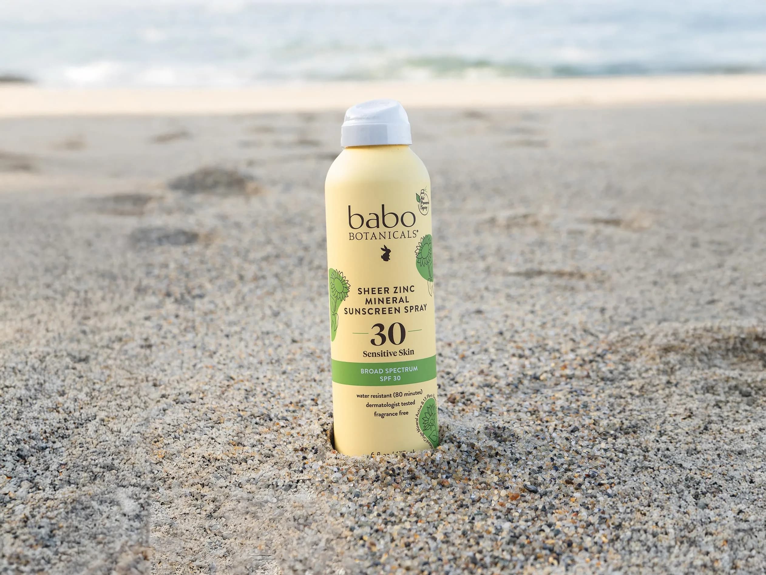 Babo Botanicals Natural Sunscreen Spray SPF30 for Sensitive Skin | Air-Powered Mineral Formula - view 8