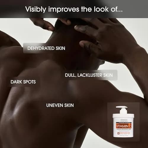 Advanced Clinicals Vitamin C Brightening Body Cream 473ml (16oz) | Visibly Illuminates for Radiant Skin thumbnail 4