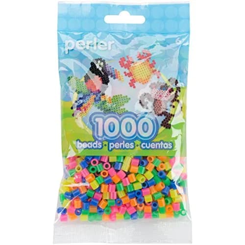 Perler Neon Mix Fuse Beads 1000 Count (Small) | Safe for Ages 6+ | USA-Imported Craft Beads thumbnail 3