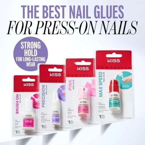 KISS PowerFlex Precision Nail Glue for Press Ons, Kits, Tips & Wraps 0.10 oz (2.96 ml) | Ultra Strong Bond for DIY Nails thumbnail 3