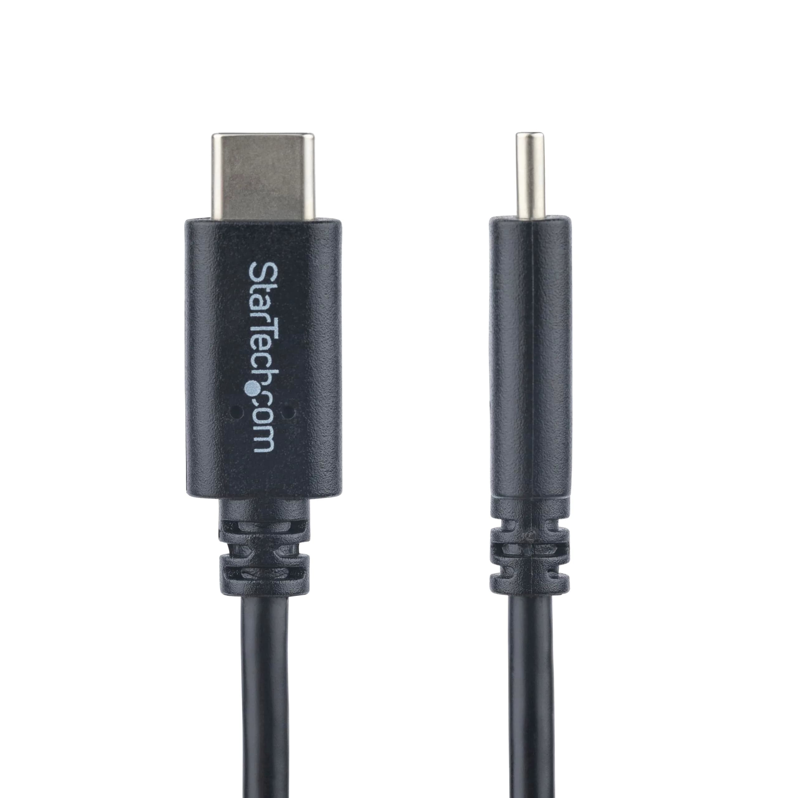 StarTech.com USB-C to USB-C Charging Cable 1m (3.3ft) Black | 60W PD, USB 2.0 Speeds - view 2