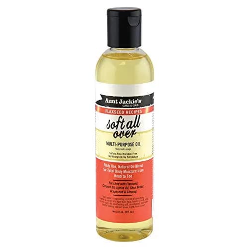 Aunt Jackie's Flaxseed Recipes Don't Shrink Elongating Curling Gel 426ml (15 Fl Oz) | Defines Curls, Prevents Dryness — Soft All Over