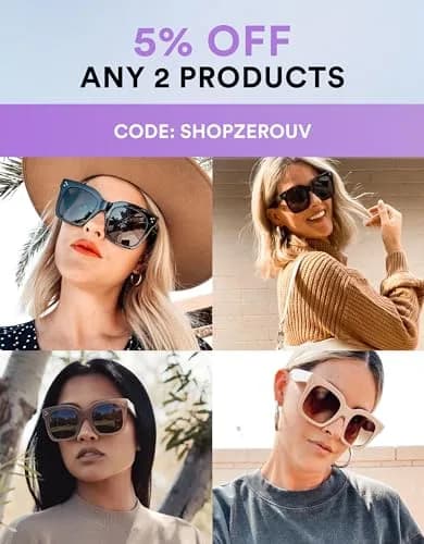 zeroUV Oversized Retro Square Sunglasses for Women 50mm UV400 Gradient Grey Black thumbnail 6