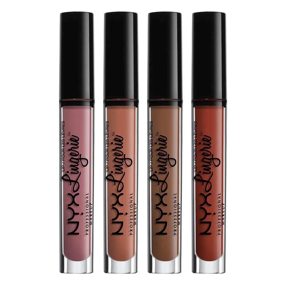 NYX PROFESSIONAL MAKEUP Lip Lingerie Matte Liquid Lipstick - Ruffle Trim, Cinnamon Pink | Long-Lasting Matte Finish - view 7