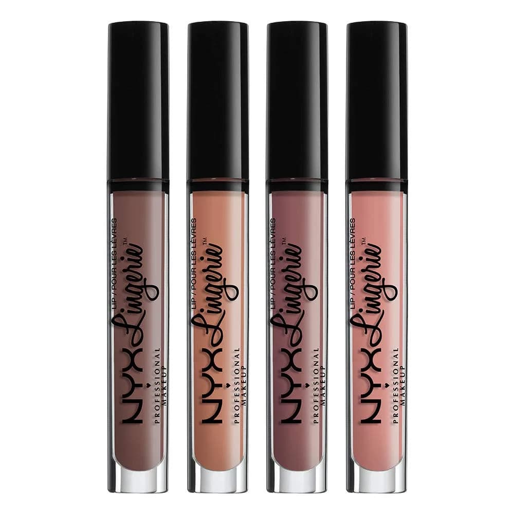 NYX PROFESSIONAL MAKEUP Lip Lingerie Matte Liquid Lipstick - Ruffle Trim, Cinnamon Pink | Long-Lasting Matte Finish - view 8