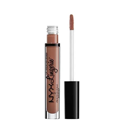 NYX PROFESSIONAL MAKEUP Lip Lingerie Matte Liquid Lipstick - Bedtime Flirt, Red Toned Pink | Long-Lasting Matte Finish thumbnail 1