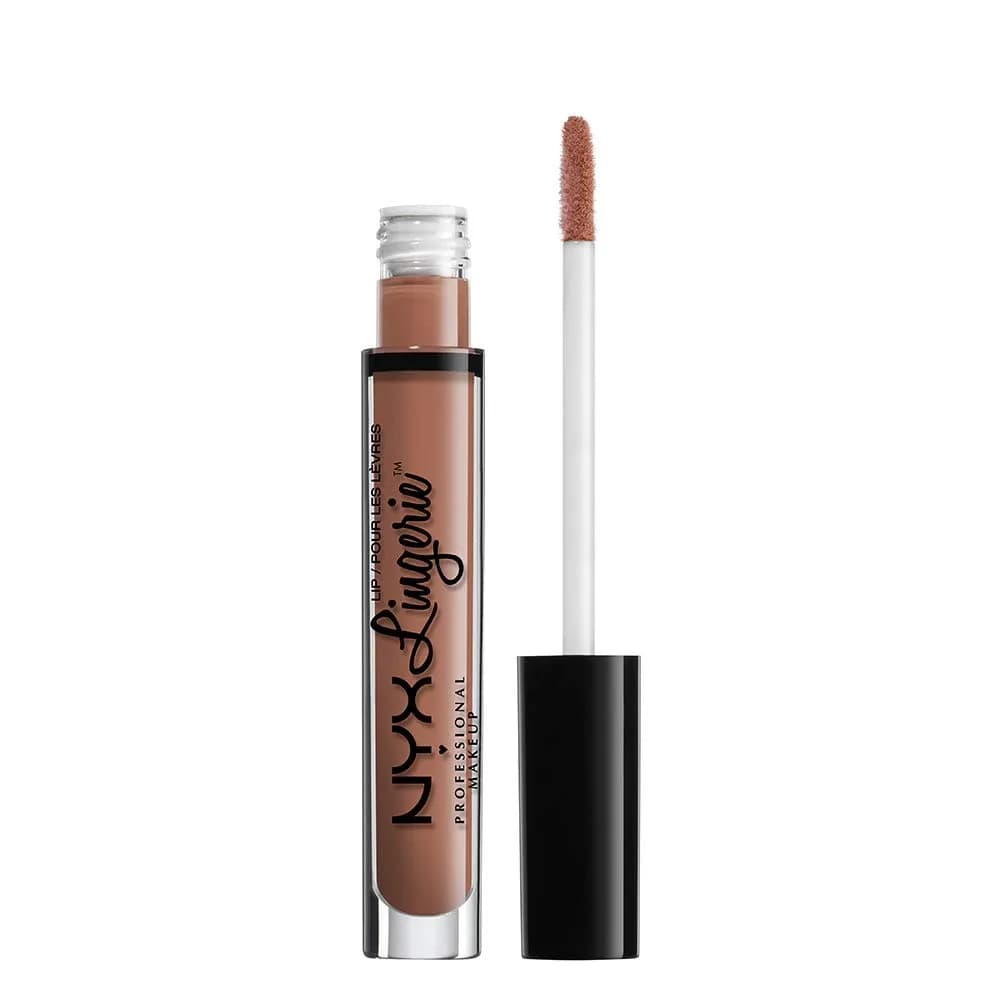 NYX PROFESSIONAL MAKEUP Lip Lingerie Matte Liquid Lipstick - Baby Doll, 3.4ml (0.11 Fl Oz) | Long-Lasting Matte Finish - main product image
