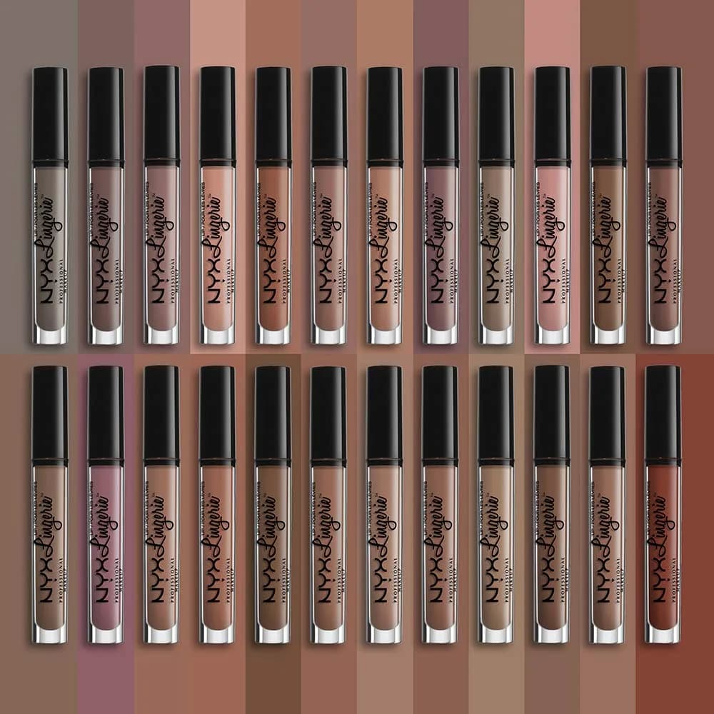 NYX PROFESSIONAL MAKEUP Lip Lingerie Matte Liquid Lipstick - Baby Doll, 3.4ml (0.11 Fl Oz) | Long-Lasting Matte Finish - view 8