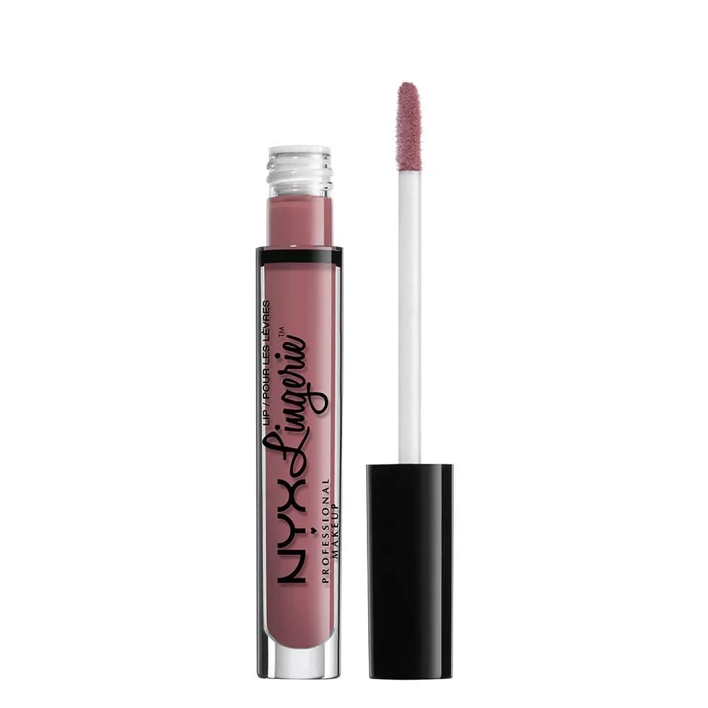 NYX PROFESSIONAL MAKEUP Lip Lingerie Matte Liquid Lipstick - Embellishment, Muted Purple - main product image