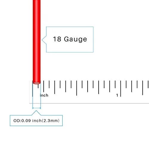 BNTECHGO 18 AWG Silicone Wire Red Black 10ft | Ultra Flexible Tinned Copper thumbnail 2