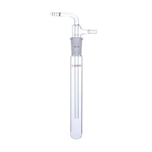 Laboy Two-Piece Vacuum Cold Trap 24/40 Joint 200mm | Borosilicate Glass, 10mm Barbs thumbnail 1