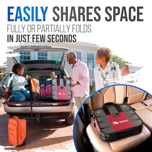 Starling's Car Trunk Organizer Large | Collapsible Waterproof Cargo Storage Box for SUV & Truck thumbnail 4