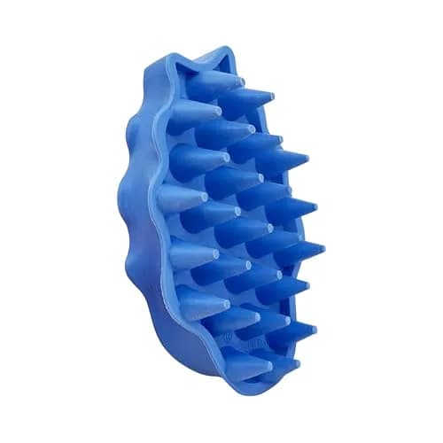 KONG ZoomGroom Dog Brush Blue | Massages Skin & Stimulates Oil Production thumbnail 3