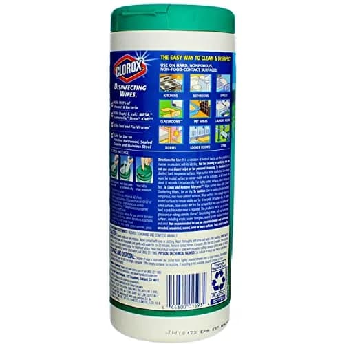 Clorox Disinfecting Wet Wipes Fresh Scent 70 Count (Pack of 2) | Bleach-Free Cleaning for All-Purpose Use thumbnail 5