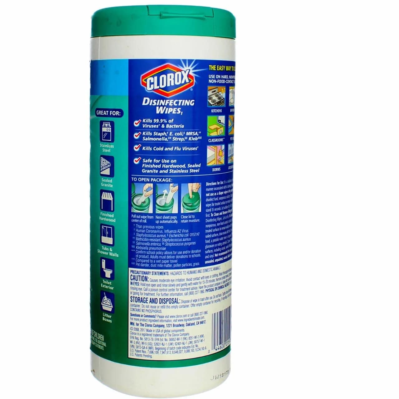 Clorox Disinfecting Wet Wipes Fresh Scent 70 Count (Pack of 2) | Bleach-Free Cleaning for All-Purpose Use - view 4
