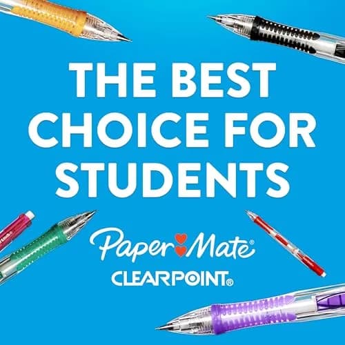 Paper Mate Clearpoint Mechanical Pencils 0.7mm HB #2 Lead, Assorted Fashion Barrel Colors, 4 Count | Precise Lines for Students & Office thumbnail 2