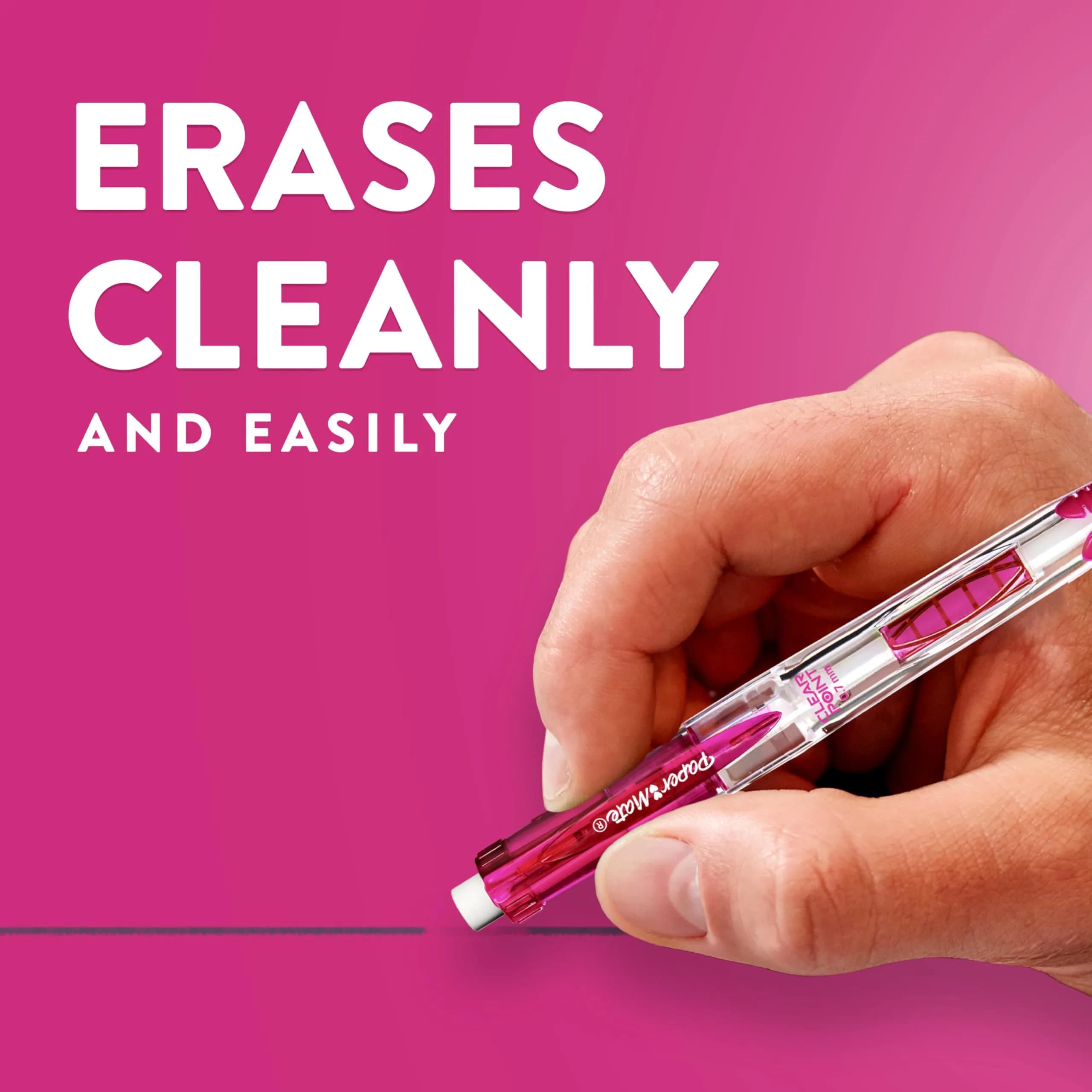 Paper Mate Clearpoint Mechanical Pencils 0.7mm HB #2 Lead, Assorted Fashion Barrel Colors, 4 Count | Precise Lines for Students & Office - view 4