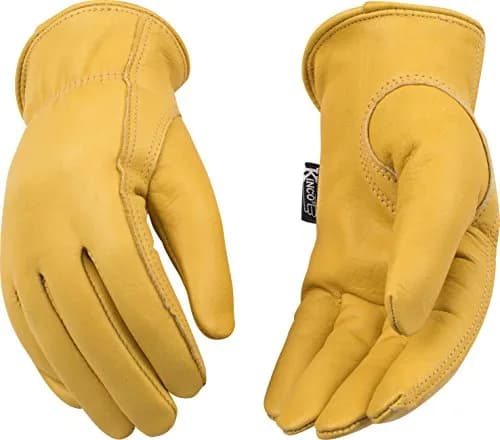 Kinco Full Grain Cowhide Safety Work Gloves Medium | Ergonomic & Thermal Lined thumbnail 1