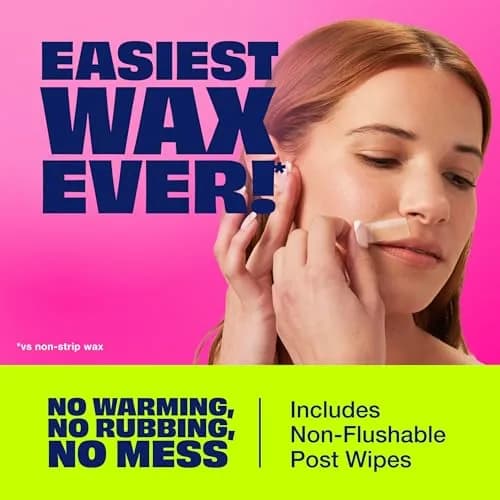 Nair Hair Remover Wax Ready Strips Face & Bikini 40 Count | Dermatologist Tested, Long-Lasting Results thumbnail 8