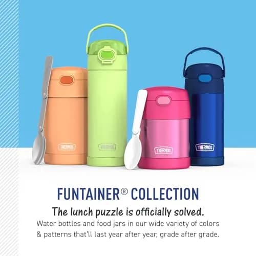 THERMOS FUNTAINER Water Bottle with Straw, 12oz (355ml) | Keeps Drinks Cold for 12 Hours thumbnail 5