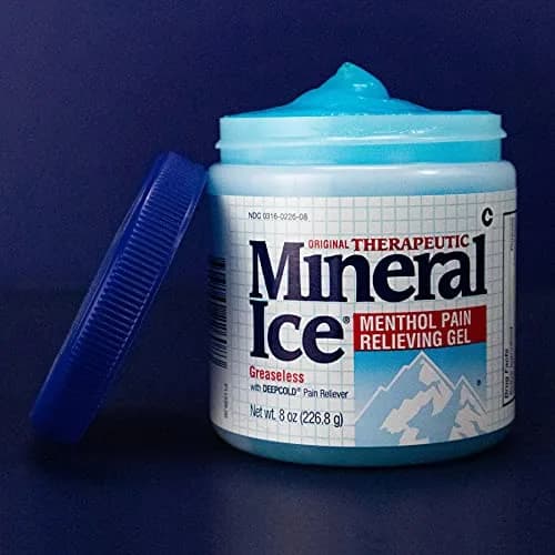 Mineral Ice Therapeutic Menthol Pain Relief Gel, 8 Oz | Greaseless, Fast-Absorbing, Cooling Relief for Muscles & Joints thumbnail 2