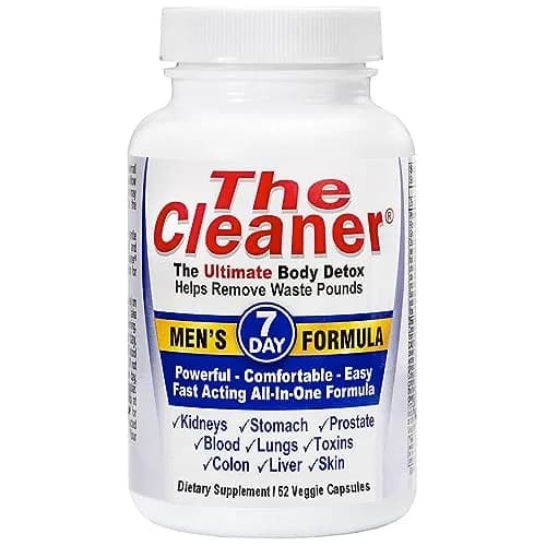 Century Systems The Cleaner Detox 52 Vegetarian Capsules | 7-Day Internal Cleansing Support for Men thumbnail 1