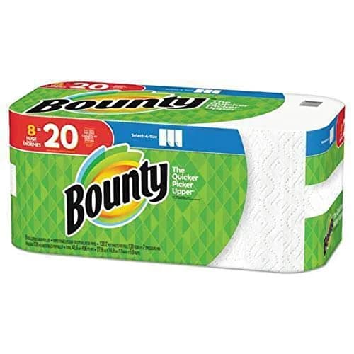 Bounty Select-A-Size Paper Towels 138 Count (8 Rolls) | Twice as Absorbent, 2-Ply thumbnail 2