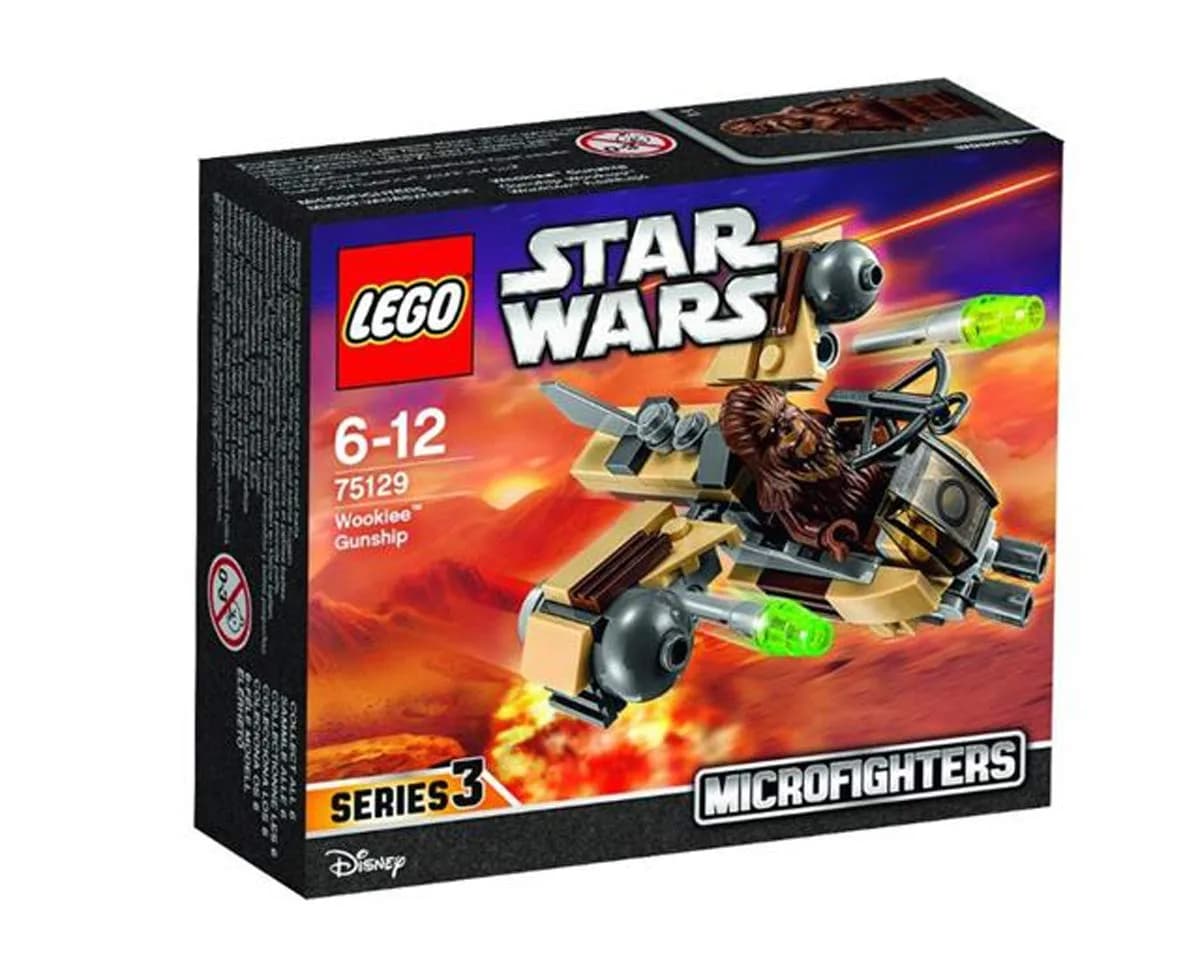 LEGO Star Wars Wookie Gunship 75129 Building Kit 84 Piece | Movable Wings & Minifigure