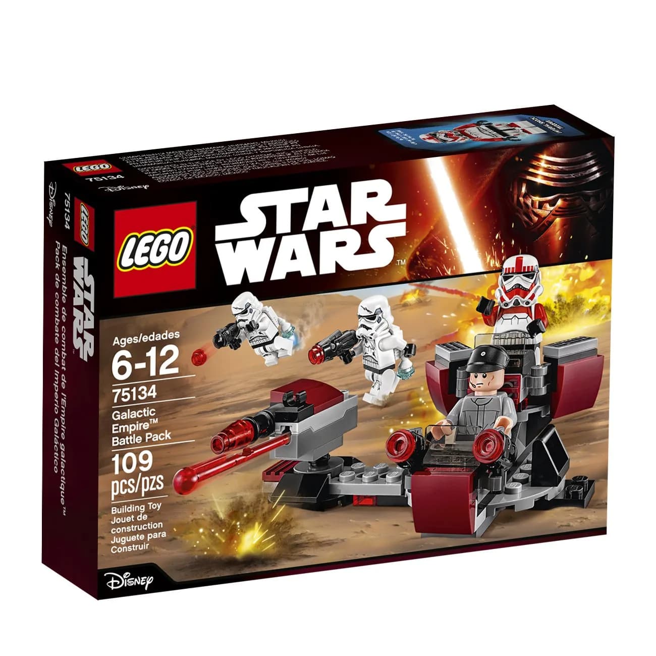 LEGO Star Wars 75134 Galactic Empire Battle Pack (109 Piece) | Star Wars LEGO Set for Kids & Collectors