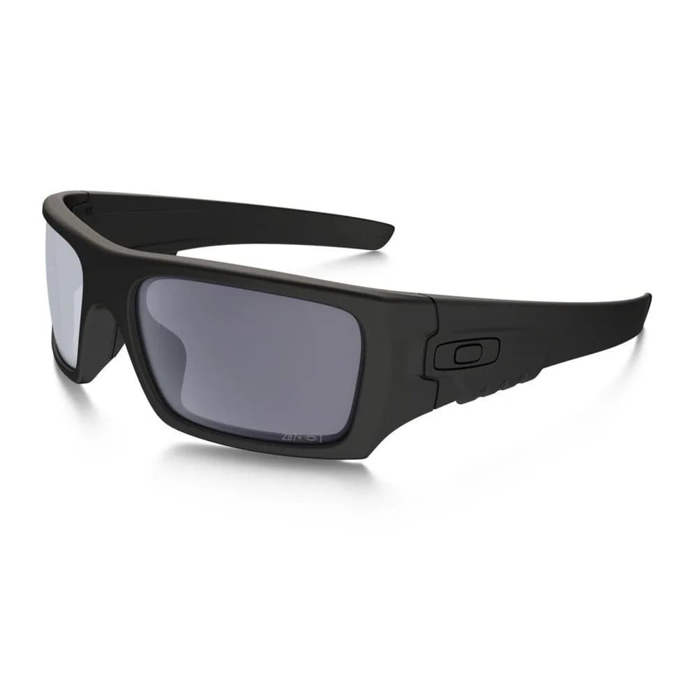 Oakley Mens OO9253 Det Cord Rectangular Sunglasses, Matte Black/Grey, 61 mm | Ballistic & Fashion-Ready — Si Matte Black/Grey