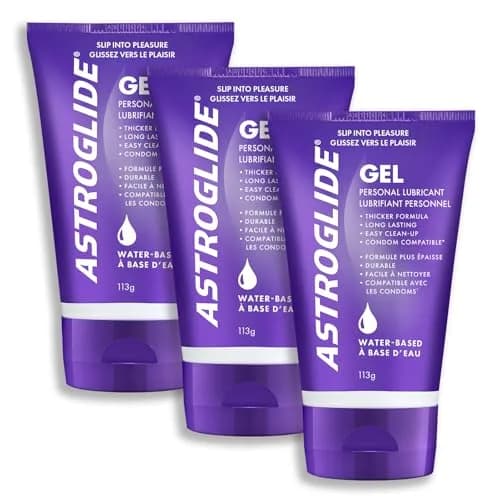 Astroglide Water-Based Gel Lube, 360ml (12 Fl Oz) | Thick, Stay-Put Formula for Comfort & Glide thumbnail 1