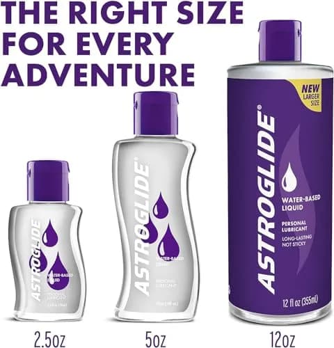 Astroglide Water-Based Lubricant 2.5 Fl Oz (74ml) - 3 Pack | Silky Smooth Glide for Intimacy thumbnail 6