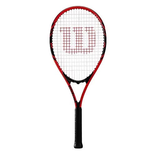 Wilson Federer Adult Recreational Tennis Racket - Grip Size 4 3/8" (10.9 cm) | Lightweight Alloy Frame for Power & Control thumbnail 1
