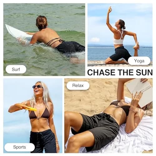 Kanu Surf Women's Plus-Size Marina Solid Stretch Boardshort, Black, 3X | UPF 50+ quick dry comfort thumbnail 2