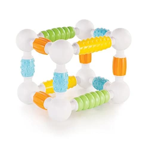 Guidecraft Grippies Builders - 30 Piece Set: Soft Grip Magnetic Building Toy for Toddlers thumbnail 4
