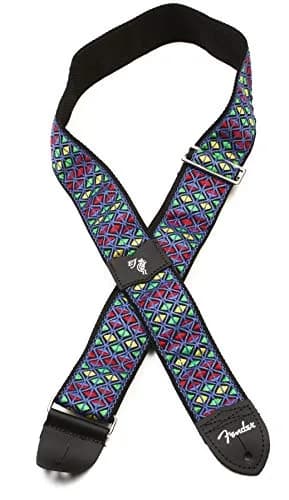 Fender Eric Johnson The Walter Signature Guitar Strap, Guitar Accessories, 2in | Fully adjustable from 40" to 60" with pick holder thumbnail 1