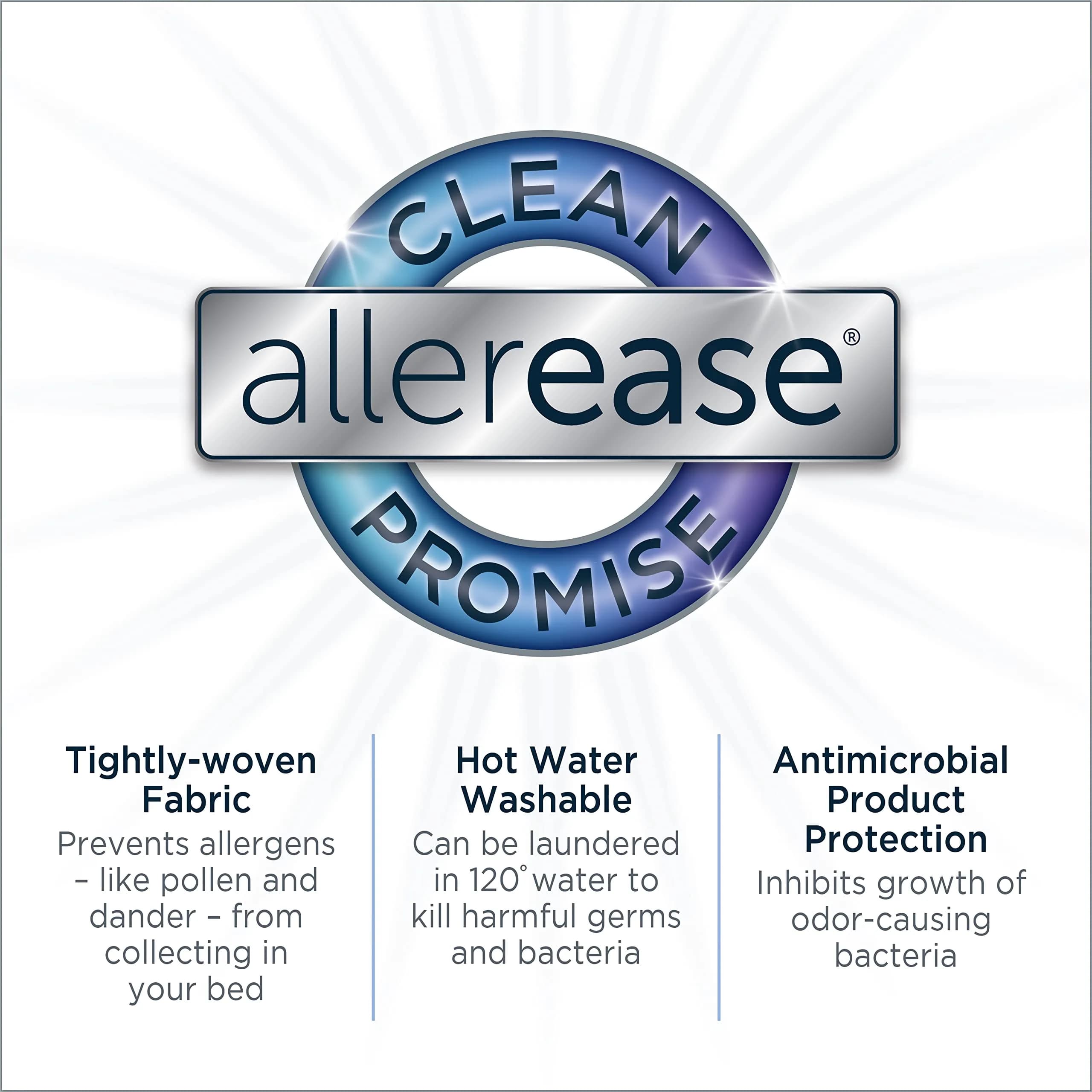 Aller-Ease Maximum Allergy Mattress Protector - Full Size | Waterproof, Breathable, Zippered - view 5